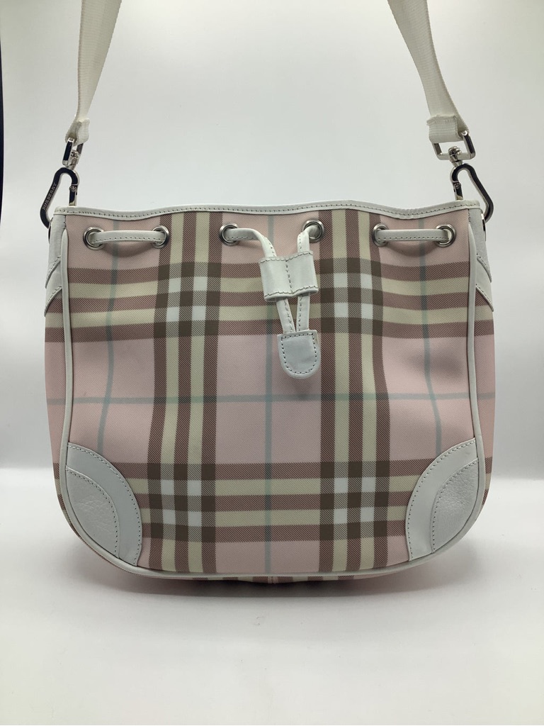 Burberry Vintage Pink Nova Check Shoulder Bag